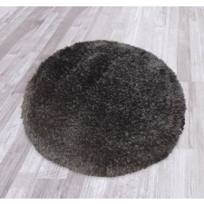  Puffy egyszínű kerek szőnyeg 120cm - fekete lakástextília