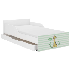  PUFI ifjúsági ágy ajándék matraccal 160x80 cm, ágyneműtartó nélkül   - zsiráf gyermekbútor