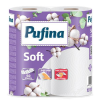 PUFINA Háztartási papírtörlő, 2 rétegű, 50 lap, 2 tekercses, PUFINA "Soft"