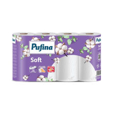 PUFINA Háztartási papírtörlő, 2 rétegű, 50 lap, 4 tekercses, "Soft" (KHH873) (KHH873) higiéniai papíráru