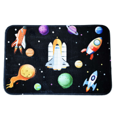 Pufo Gyermekszoba szőnyeg Pufo Flying Rocket, 60 x 40 cm, poliészter lakástextília