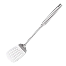 Pufo Premium rozsdamentes acél lapát főzéshez és tálaláshoz, tartós, 38 cm konyhai eszköz