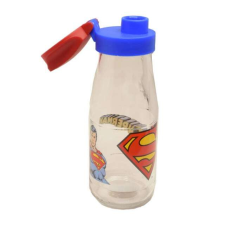 Pufo Superman Gyerek kulacs, vizes palack, 19 cm kulacs, kulacstartó