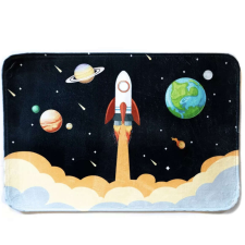 Pufo Szőnyeg gyerekszobába Pufo Space, 60 x 40 cm, poliészter lakástextília