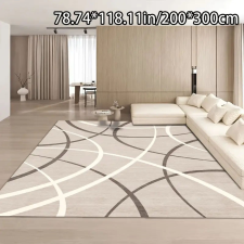 Puha bársony szőnyeg, görbe vonalak minta 200x300cm BR552959-6 lakástextília
