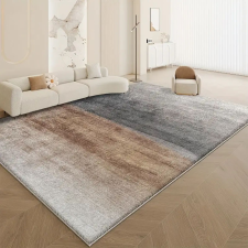 Puha gyapjú szőnyeg - Fekete & Barna 160x230cm DK907930-4 lakástextília