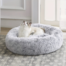 Puha, Meleg Fánk Alakú Macskaágy 39 cm szállítóbox, fekhely macskáknak