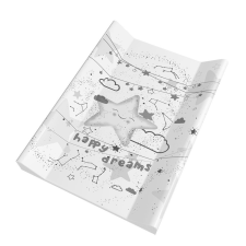  Puha vállas pelenkázó lap 50x80cm - Szürke csillagos pelenkázó matrac