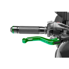 PUIG Brake lever without adapter PUIG 180VP rövid green/silver egyéb motorkerékpár alkatrész