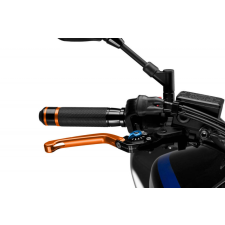 PUIG Brake lever without adapter PUIG 3.0 110TA foldable narancssárga/kék egyéb motorkerékpár alkatrész