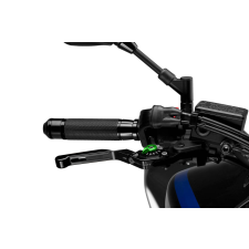 PUIG Brake lever without adapter PUIG 3.0 14NNV extendable folding fekete/zöld egyéb motorkerékpár alkatrész
