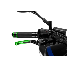 PUIG Brake lever without adapter PUIG 3.0 14VNP extendable folding green/silver egyéb motorkerékpár alkatrész