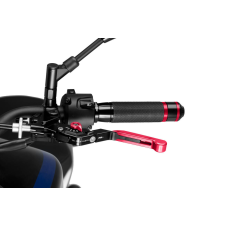 PUIG Clutch lever without adapter PUIG 3.0 24RNR extendable folding red/red egyéb motorkerékpár alkatrész