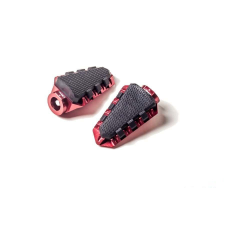 ﻿PUIG Footpegs without adapters PUIG TRAIL 7319R piros with rubber egyéb motorkerékpár alkatrész