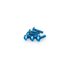 PUIG Puig M5x15 mm-es kék imbuszcsavar készlet Puig  Vázak, idomok, kiegészítők Csavarok és alkatrészek