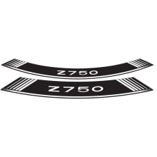﻿PUIG Rim strip PUIG Z750 5545B white set of 8 rim strips tankpad