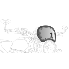 PUIG Spare PUIG FRONTAL PLATE 9229C carbon look bukósisak