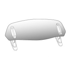 ﻿PUIG Spare visor PUIG 6871W clip-on áttetsző bukósisak