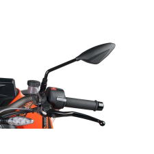 PUIG Visszapillantó tükör PUIG RS2 70° FAIRING FITTING 7354N fekete jobb motorkerékpár visszapillantó