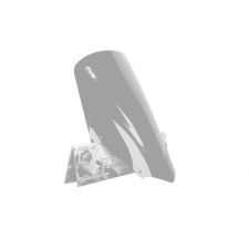 PUIG Windscreen PUIG RACING 4061F dark smoke bukósisak