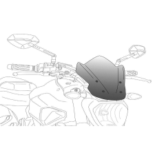 PUIG Windshield PUIG NEW. GEN SPORT 4119W áttetsző bukósisak