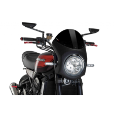PUIG Windshield PUIG SEMI-FAIRING 9596N carbon look fekete bukósisak
