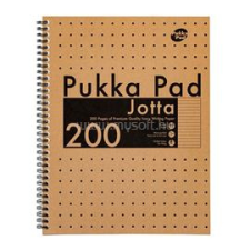 Pukka pad Jotta Pad Kraft Recycle A4 200 oldalas vonalas spirálfüzet (A15548081) füzet