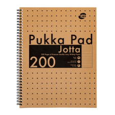Pukka Pad Kraft Jotta Recycle A4 200 oldalas vonalas spirálfüzet füzet