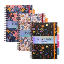 Pukka pad Project Book Bloom B5 PP 200 oldalas vonalas spirálfüzet füzet