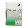 Pukka pad Spirálfüzet, A5, vonalas, 100 lap, PUKKA PAD "Irlen Jotta Green"