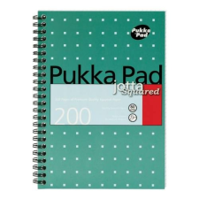 Pukka Spirálfüzet Pukka Metallic A/4 100 lapos kockás világoskék füzet