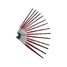 Pulse : Ecset, no. 12, fa, PULSE, kerek - Iskolai felszerelés ecset, festék