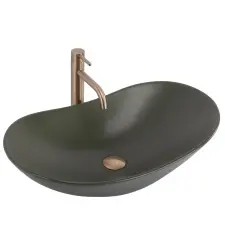  Pultos mosdó Rea Royal Olive Matt szaniter