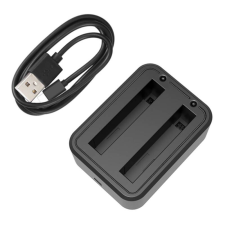 PULUZ Insta360 X3 dupla akkumulátor töltő fekete (PU818) (PU818) sportkamera kellék
