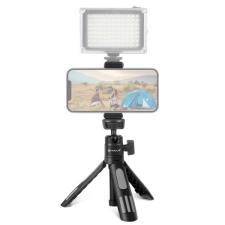 PULUZ Mobil/ Okostelefon Teleszkópos Mini-Állvány - Tripod (Fekete) tripod
