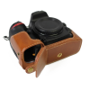 PULUZ Nikon D5500 / D5600 PU Bőr Védőtok (Barna)
