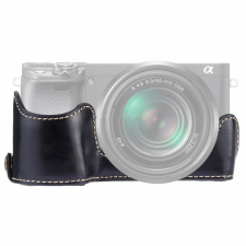 PULUZ Sony A6400 PU Bőr Védőtok (Fekete) objektív tok