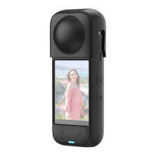 PULUZ szilikon védő tok az Insta360 X4 készülékhez (fekete) sportkamera kellék