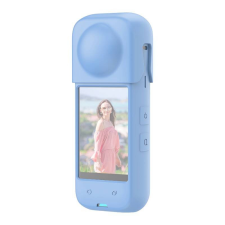 PULUZ szilikon védő tok az Insta360 X4 készülékhez (kék) sportkamera kellék