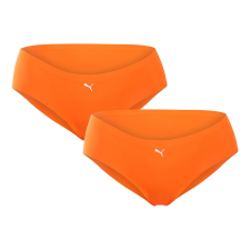 Puma 2PACK női bugyi Puma varrás nélküli narancssárga (100001012 020) S bugyi, női alsó