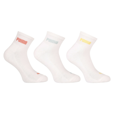 Puma 3PACK fehér boka Puma zokni (701225904 014) M