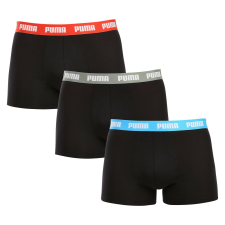 Puma 3PACK férfi boxeralsók Puma fekete (701226820 012) L férfi alsó