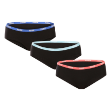 Puma 3PACK női bugyik Puma fekete (503007001 009) M bugyi, női alsó