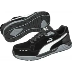 Puma Airtwist Black low S3S ESD FO HRO SR munkavédelmi cipő
