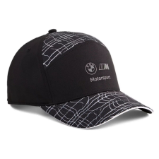 Puma BMW M Motorsport Camo BB baseball sapka, fekete-fehér, S23 férfi sapka