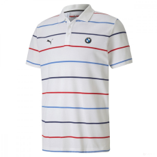 Puma BMW MMS Striped Galléros Póló