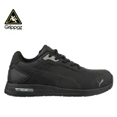 Puma bounce blk low S3S esd FO HRO SR munkavédelmi cipő (43)