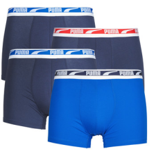 Puma Boxerek DUO LOGO BOXER ECOM Pack de 4 Kék EU S férfi alsó