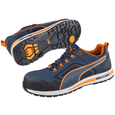 Puma Crosstwist Low S3 HRO SRC Védőcipő (kék/sárga/fehér, 42)
