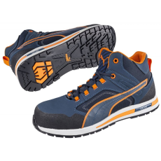 Puma Crosstwist Mid S3 HRO SRC Védőbakancs (kék/narancs, 38)